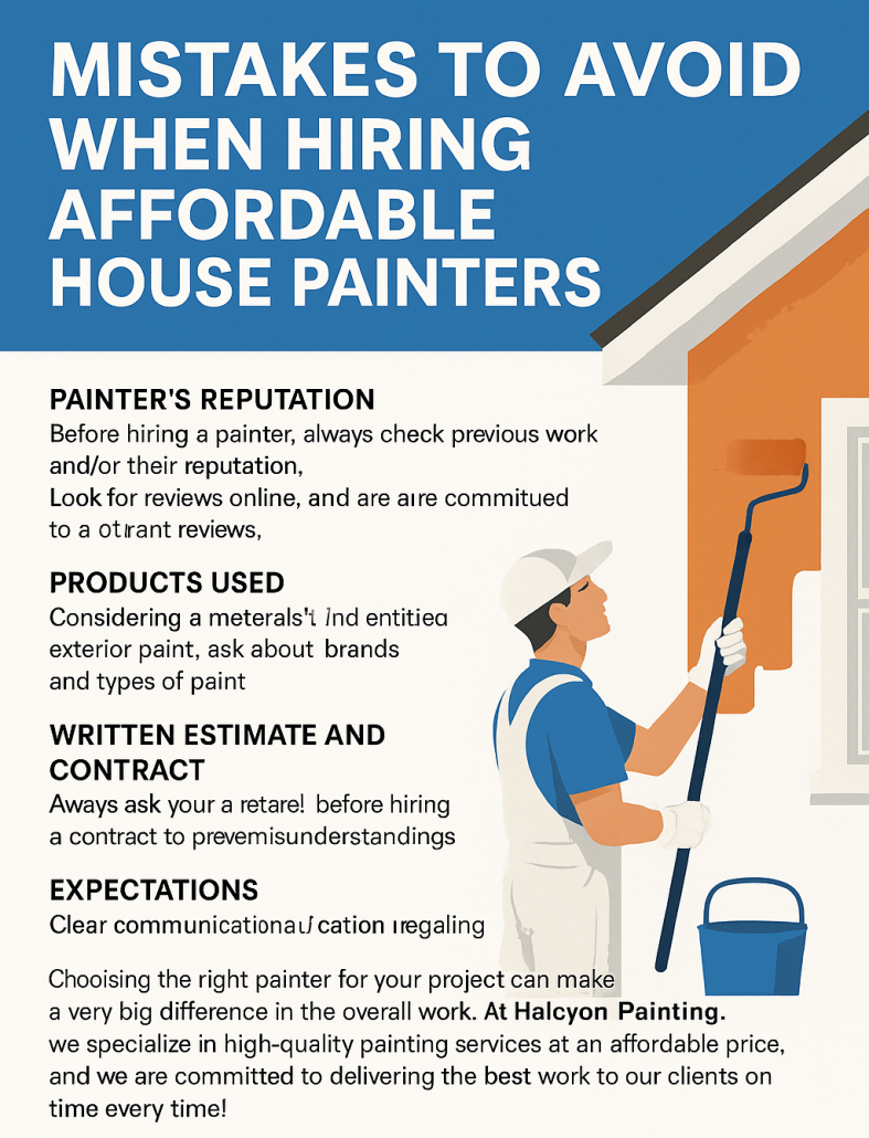 Mistakes to Avoid When Choosing a Local Exterior Painter